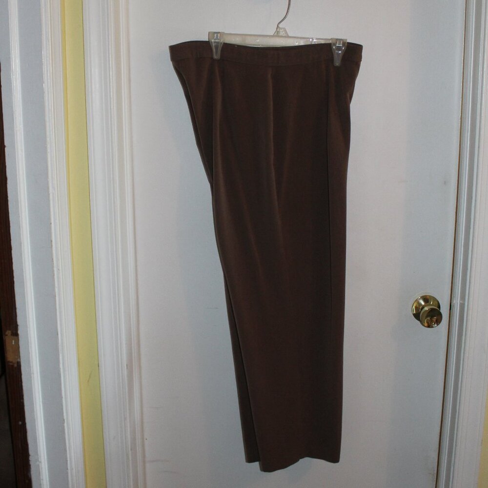 Kim Rogers Signature Petite Light Brown Women's Pants